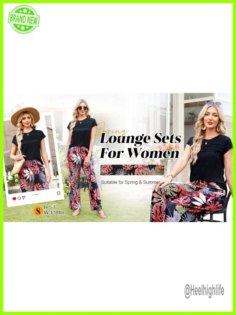 Two Piece Set for Women Summer Matching Outfits Wide Leg Pants